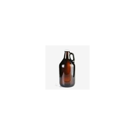 Growler de vidrio con tapa(1/2 Galon)