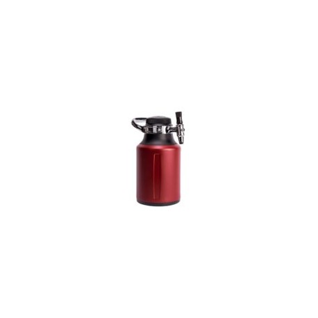 GrowlerWerks uKeg GO Pressurized Growler – 64 oz. – Rojo